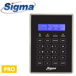 Sigma ORPHEUS KP/B Πληκτρολόγιο αφής με φωτιζόμενα πλήκτρα και LCD οθόνη μπλέ χρώματος