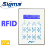 Sigma ORPHEUS KP/W-RFID Πληκτρολόγιο RFID αφής με φωτιζόμενα πλήκτρα και LCD οθόνη μπλέ χρώματος