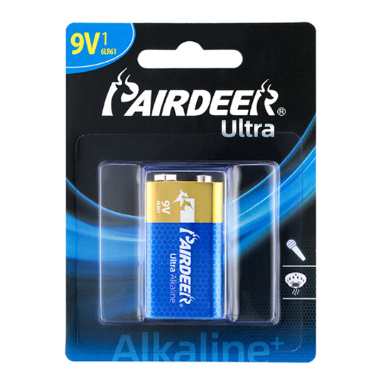 PAIRDEER ULTRA DIGITAL 9V Μπαταρία Alkaline 9V (6LR61)