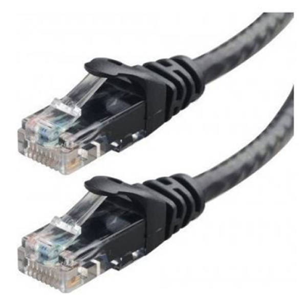 PATCH-CAT5e-050-BL Καλώδιο UTP CAT5e Μαύρο 0.5μ