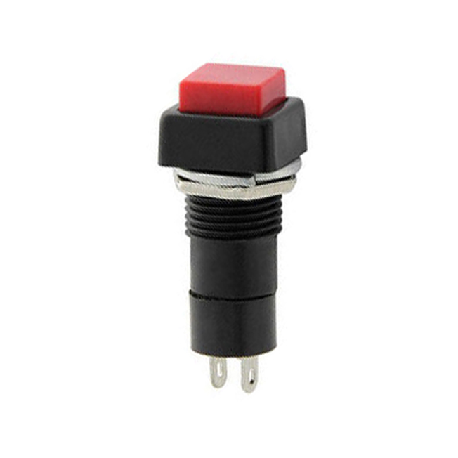 ULTIMAX PB303C Button Push OFF 2P στρογγυλό Φ12mm με τετράγωνο πλήκτρο