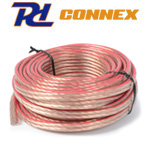 PD Connex RX32 Ποιοτικό Καλώδιο Ηχείων διάφανο 2x1.50 mm μήκους 10μ 802.770 