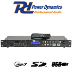 POWER DYNAMICS PDC-70 Επαγγελματικός MP3/USB/SD Player με υποδοχή μικροφ. και Τηλεχειριστ. 172.703
