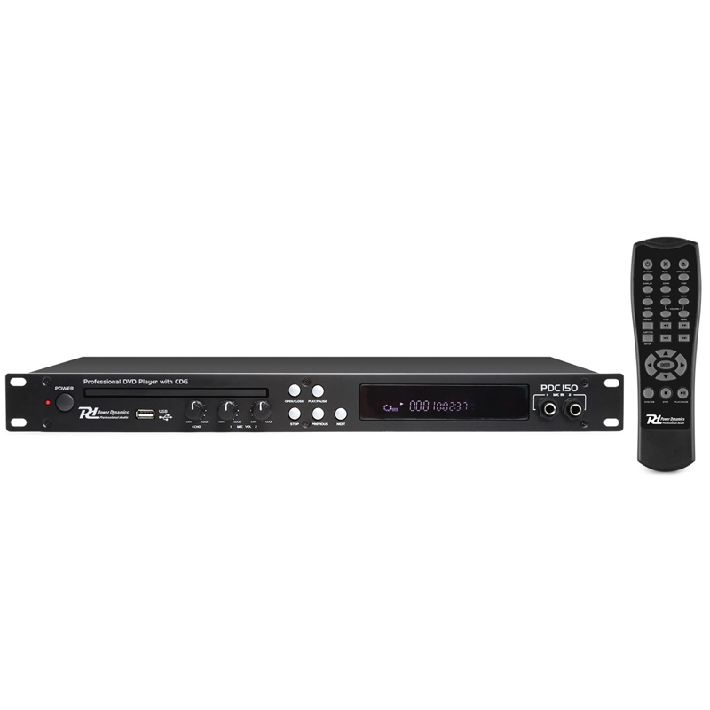 POWER DYNAMICS PDC150 Επαγγελματικό 19" DVD Player με CD+G και MP3/USB Player 172.708 --