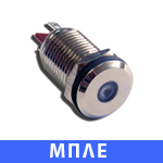PN12-B-12V Ενδεικτική λυχνία LED Μπλέ IP65 12V Φ12