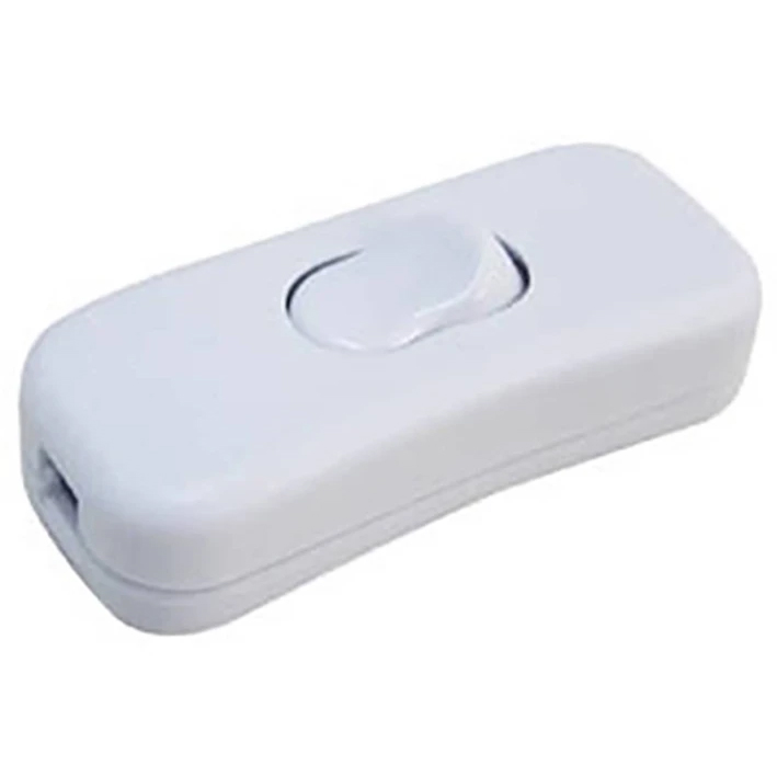 OEM POR-0094 Διακόπτης Rocker ON-OFF Ενδιάμεσος Χειρός 250V Λευκός