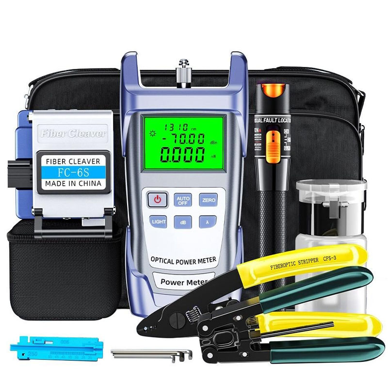 ANGA PS-KTF01 KIT Οπτικών Ινών FTTH – Σετ Εργαλείων Εγκατάστασης & Ελέγχου Οπτικών Ινών