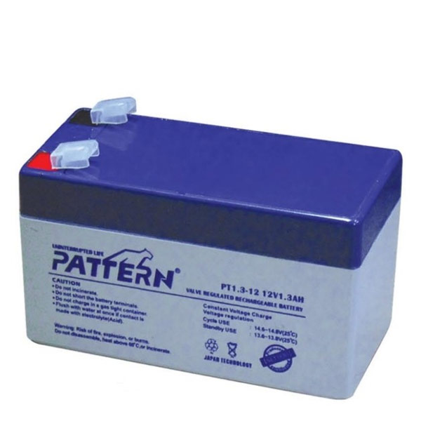 PT1.3-12 PATTERN Επαναφορτιζόμενη Μπαταρία Μολύβδου 12 Volt /1.3 Ah Japan Technology