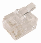 Φις Γραμμής Τηλεφώνου RJ11 connector 4 pin (YH6-604)