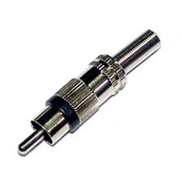 ULTIMAX RP-1560NB RCA Αρσενικό Nickel ID5mm με Μαύρη ρίγα