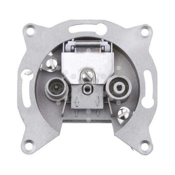SB2-4/4 Πρίζα κεραίας (επίγειας) τερματική & διελεύσεως, χωνευτή 