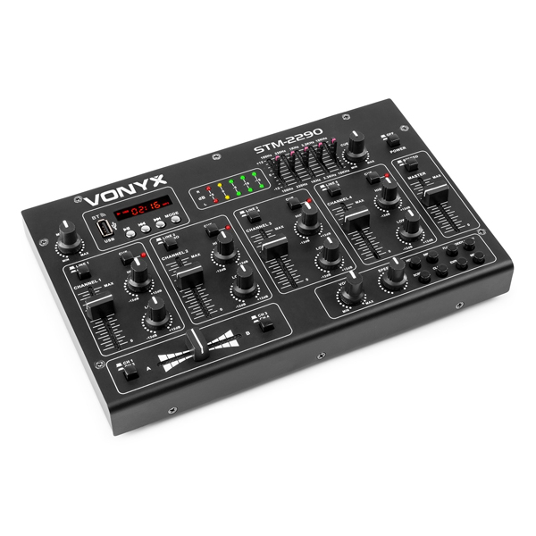 VONYX STM-2290 DJ Μίκτης Ήχου 8 Καναλιών με USB/SD/MP3 και Bluetooth και Effects 172.985