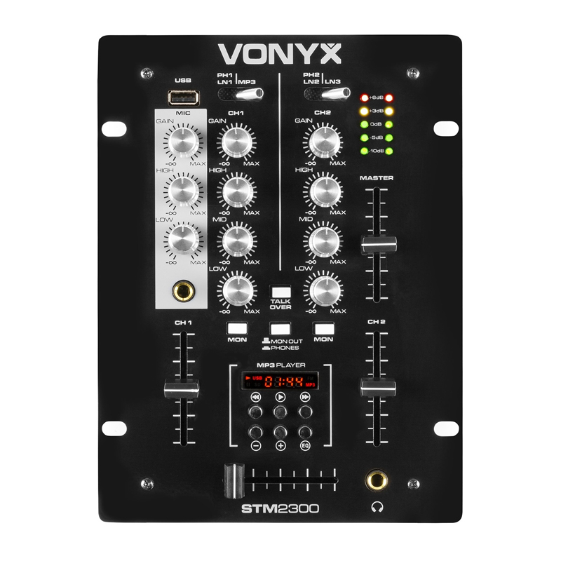 VONYX STM-2300 DJ Μίκτης Ήχου 2 Καναλιών με USB/MP3 172.740
