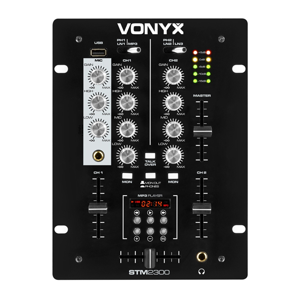 VONYX STM-2300 DJ Μίκτης Ήχου 2 Καναλιών με USB/MP3 172.740