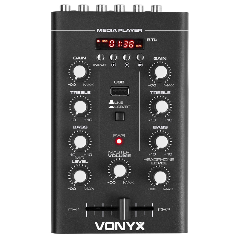 VONYX STM500BT DJ Μίκτης Ήχου 2 Καναλιών με USB/MP3/ Bluetooth 172.974