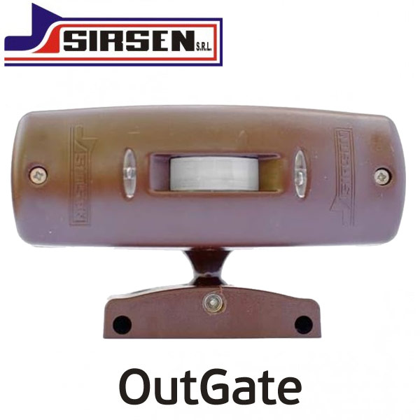 SIRSEN OUTGATE Brown - Ανιχνευτής Κουρτίνας Διπλής Τεχνολογίας, Εσωτερικού και Εξωτερικού Χώρου 8 μέτρων, σε Καφέ Χρώμα