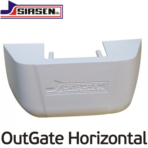 OUTGATE/H White - Οριζόντιο Κάλυμμα Προστασίας για τον ανιχνευτή Outgate, σε Λευκό χρώμα