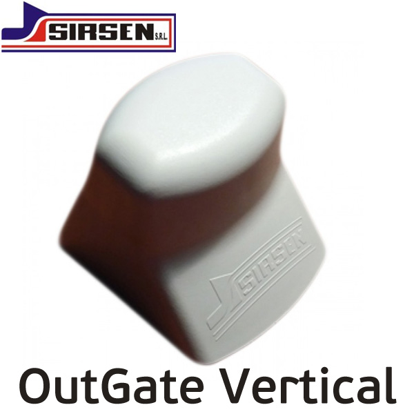 OUTGATE/V White - Κάθετο Κάλυμμα Προστασίας για τον ανιχνευτή Outgate, σε Λευκό χρώμα