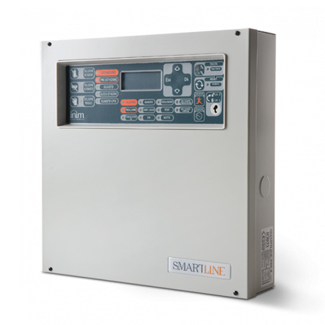 INIM SmartLine020/4 Συμβατικός Πίνακας πυρανίχνευσης 4 ζωνών επεκτεινόμενων μέχρι 20