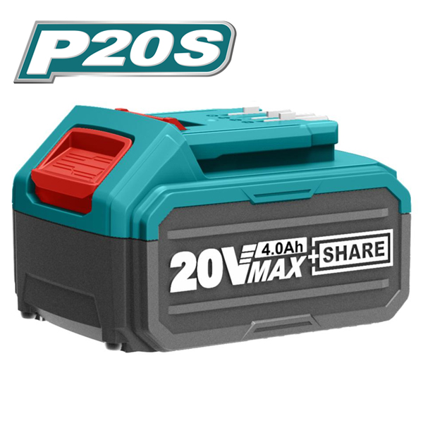 TOTAL TFBLI2002 Μπαταρία Λιθίου 20V / 4Ah P20S SHARE+