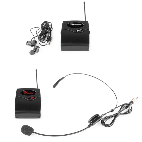 POWER DYNAMICS TG40 Tour Guide σύστημα για ξεναγούς UHF σετ (πομπός και δέκτης) (950.021)