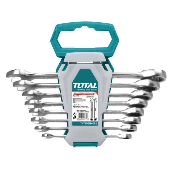 TOTAL THT102RK086 Σετ Γερμανοπολύγωνα κλειδιά Καστάνιας 8τμχ.