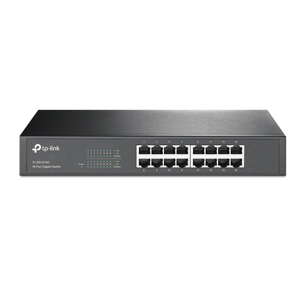 TP-LINK TL-SG1016D v12.0 16-port Gigabit Desktop Switch 10/100/1000 Mbps 