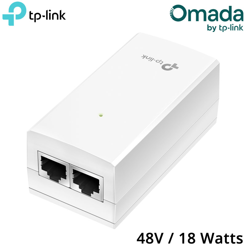 TP-LINK POE4818G v1.3 Gigabit Pasive PoE Injector 48V 0.375A 18Watts (Παθητικό)