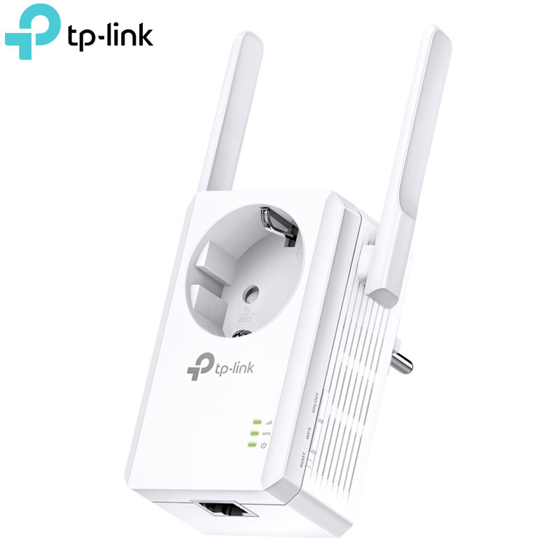 TP-LINK TL-WA860RE v6.0 AC300 WiFi Range Extender 2.4GHz με Ενσωματωμένη Πρίζα κ θύρα Ethernet