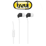 TREVI HMP 687 M-WB Ενσύρματα Ακουστικά με μικρόφωνο Handsfree σε Λευκό-Μαύρο