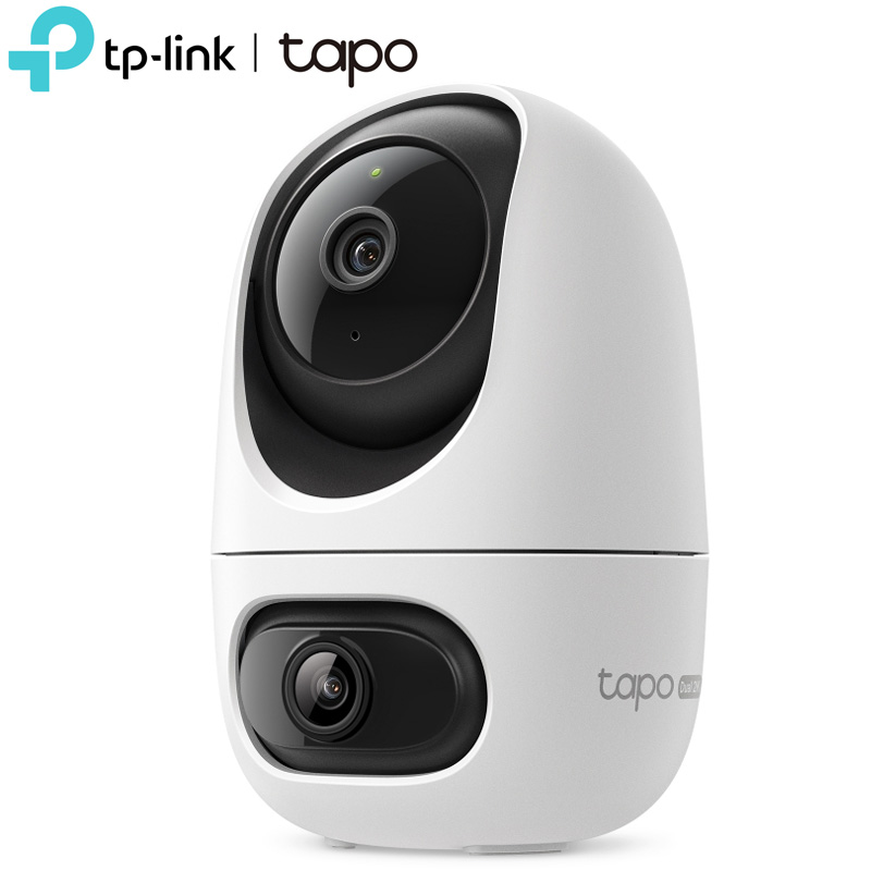 TP-LINK Tapo C245D Dual Lens Pan/Tilt Ασύρματη Wi-Fi Κάμερα Ασφαλείας 2K 3MP με Διπλό Φακό & Smart AI