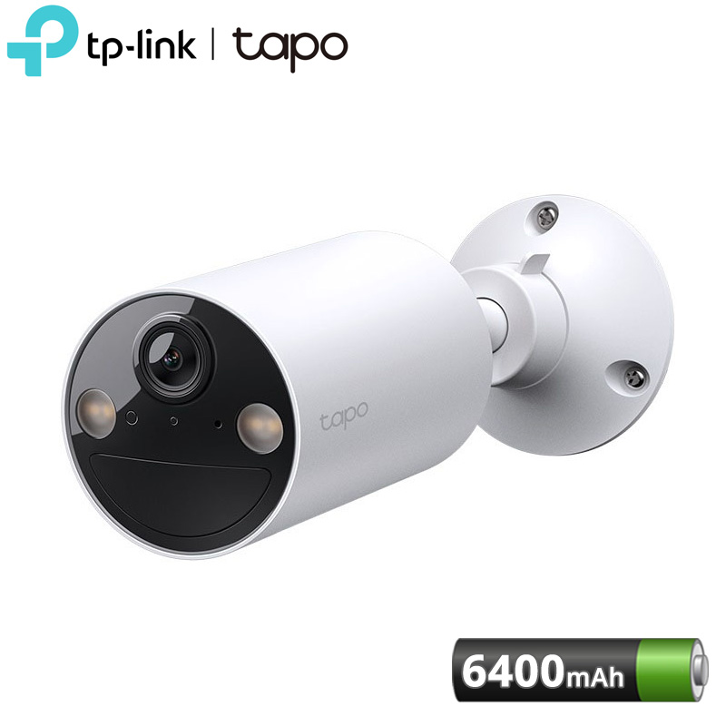 TP-Link Tapo C410 (V1.0) Ασύρματη Αδιάβροχη WiFi IP Κάμερα Μπαταρίας 6400mAh 3MP, 2K, Color Night Vision, AI Detection Mic/Speaker
