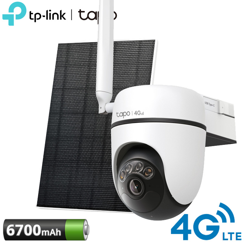TP-Link Tapo C615G KIT (V1 .0) Ασύρματη (4G) Αδιάβροχη Κάμερα Μπαταρίας 6700mAh 3MP, 2K, Color Night Vision, AI Detection Mic/Speaker