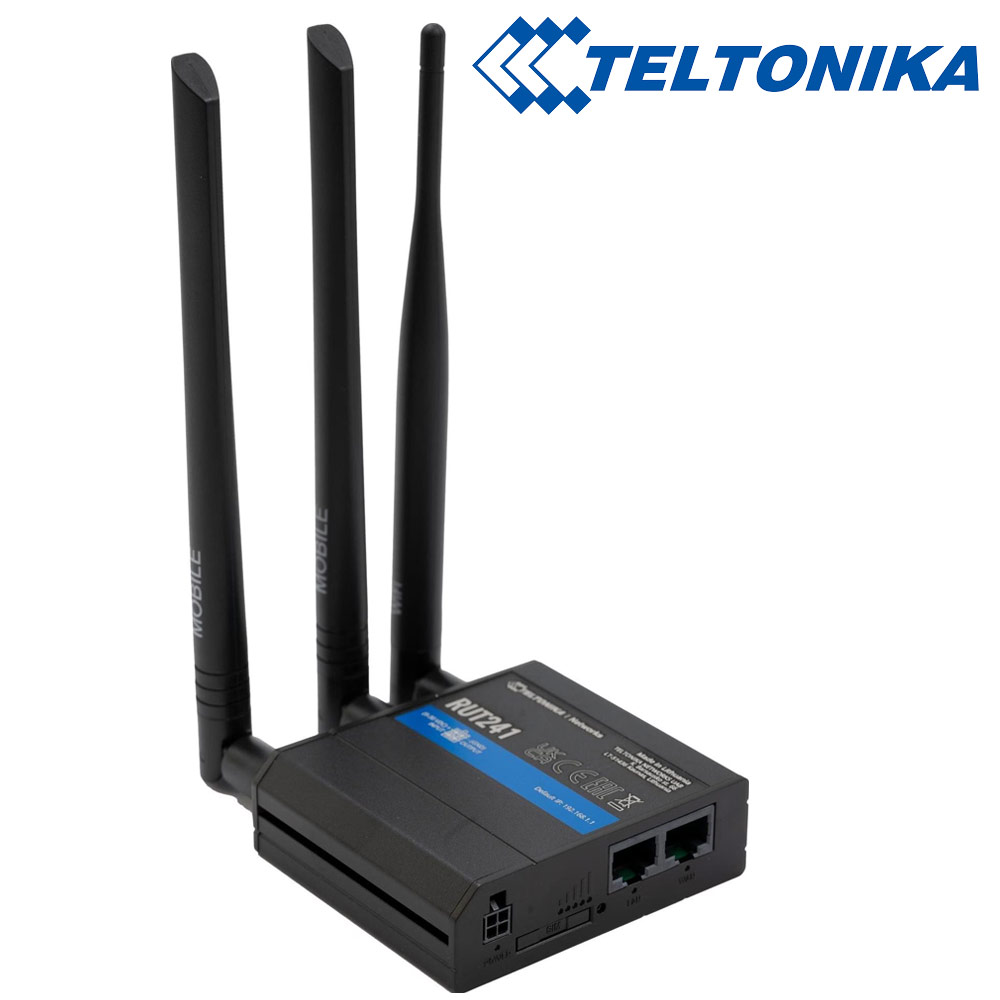 TELTONIKA RUT241 Ασύρματο 4G (LTE) Mobile Router WiFi 2.4GHz με 2x RJ45 και 1x SIM slot (RUT241010000)