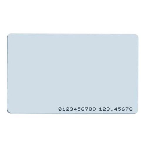 SCARD-2 Εύκαμπτη (Λεπτή) Κάρτα Προσέγγισης RFID 125KHz με αρίθμηση, για Access Control (Printable)