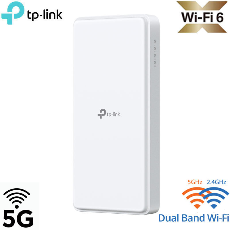 TP-Link Archer NX500-Outdoor AX3000 5G Dual Band Gigabit Wi-Fi 6 Router EasyMesh, 2.5 Gbps PoE Port