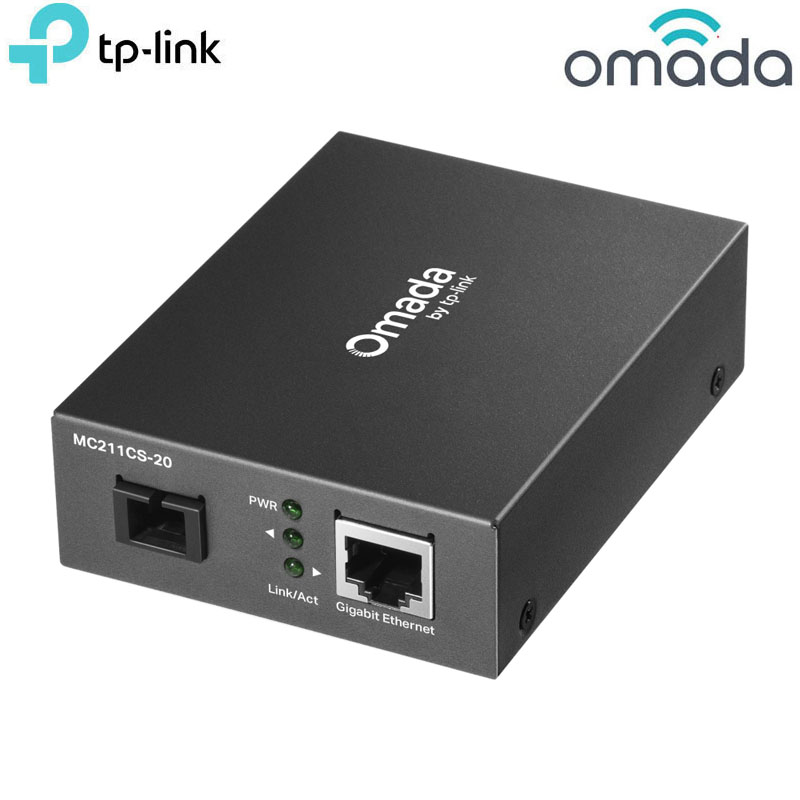 TP-Link MC211CS-20 Gigabit WDM Media Converter Οπτικής Ίνας σε Ethernet 