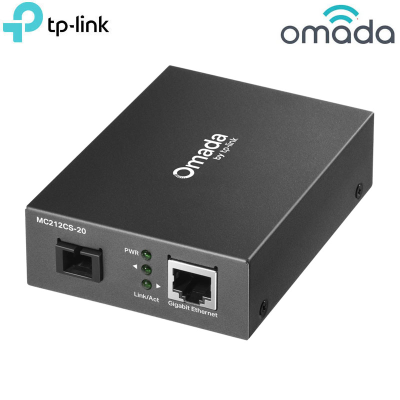 TP-Link MC212CS-20 Gigabit WDM Media Converter Οπτικής Ίνας σε Ethernet