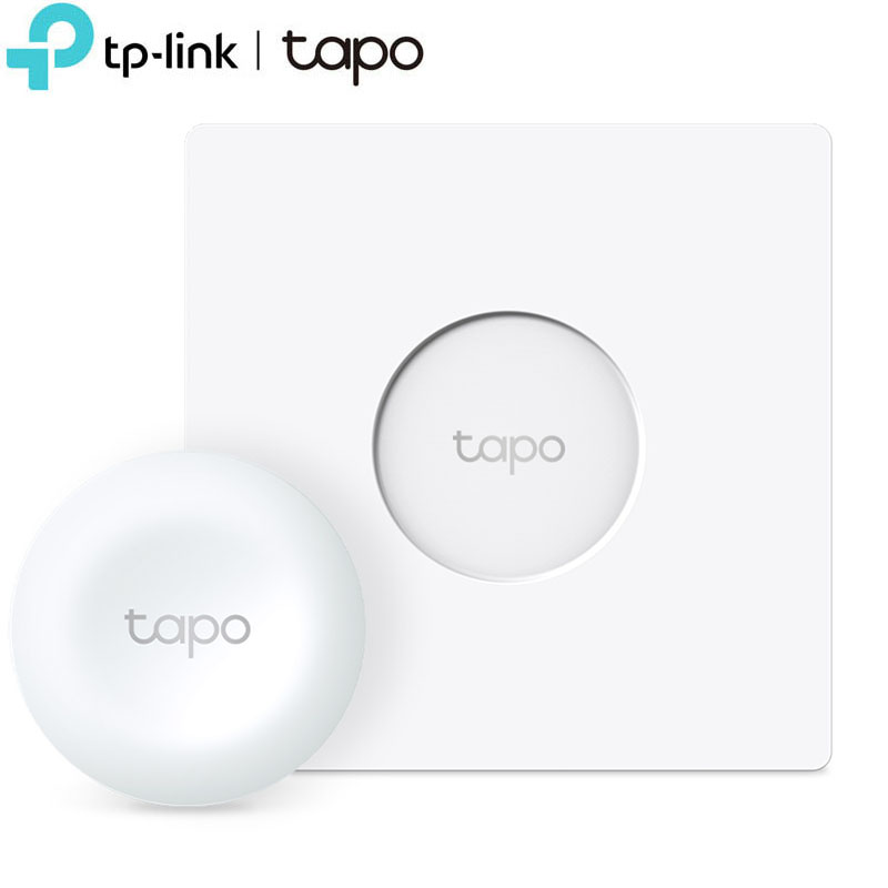 TP-Link Tapo S200D Έξυπνο Πλήκτρο Smart Dimmer Switch με Επιτοίχια Βάση 868MHz (One/Double Tap, Rotate)