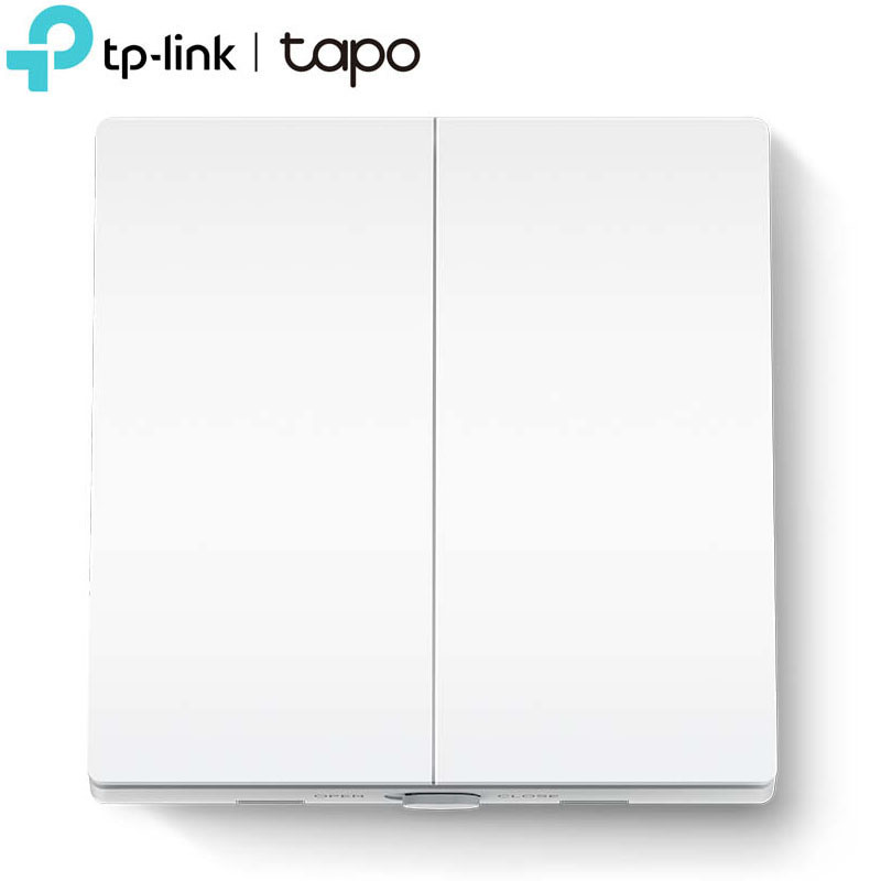TP-Link Tapo S220 Έξυπνος Διακόπτης Φωτισμού 2-Gang 1-Way Χωρίς Ουδέτερο Καλώδιο (Απαιτείται Tapo Hub)