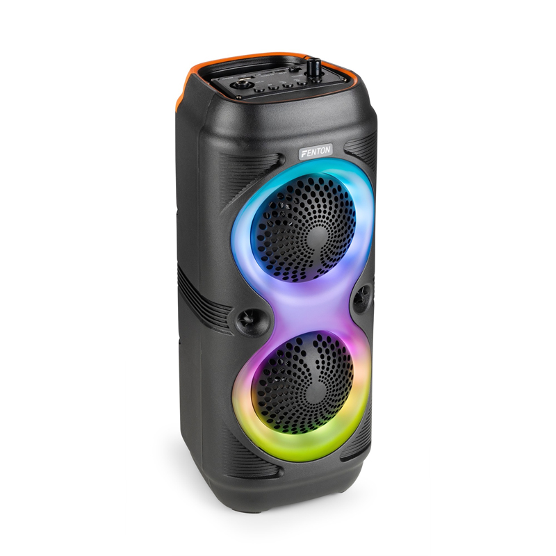 FENTON TRACK210 Party Speaker Karaoke 2x 4'' - 100 Watt Max MicroSD/ USB/ BT/ Μικρόφωνο 178.384