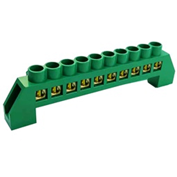 KC028E-10P (6x9) Μπάρα Γείωσης με καλυμμένες επαφές (6x9mm) 10P [03.051.0011]