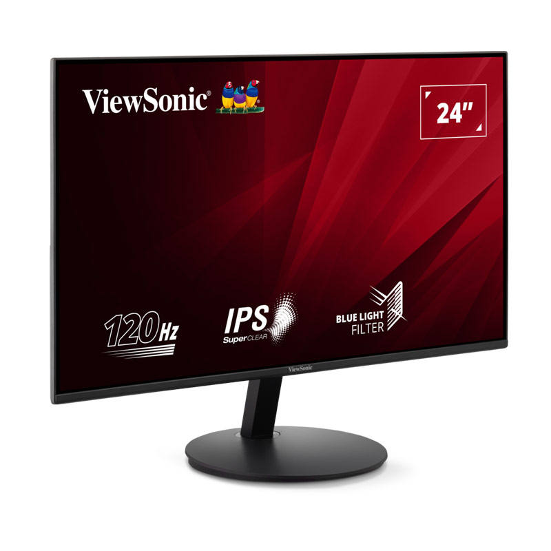 ViewSonic VA24E1-H Full HD 1080p Monitor 24" 120Hz, Τεχνολογίας IPS, HDMI, VGA, 5ms