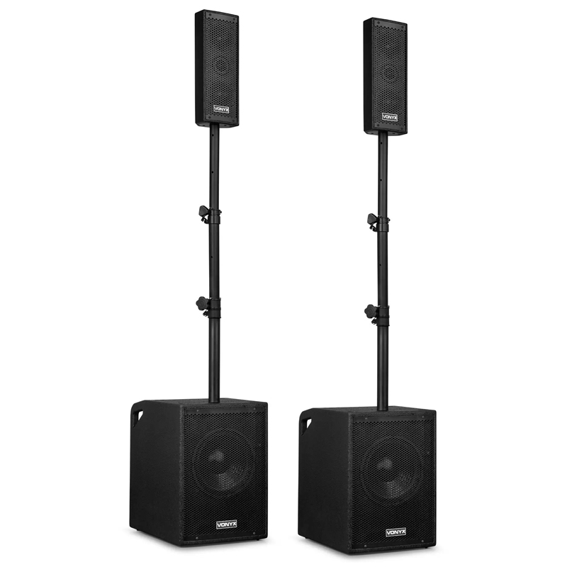 VONYX VX1020BT 2.2 Ενεργό Σετ Ηχείων 2x Top Speaker και 2x Sub 10" με MP3/ USB/SD/ Bluetooth, Μικρόφ. 170.204