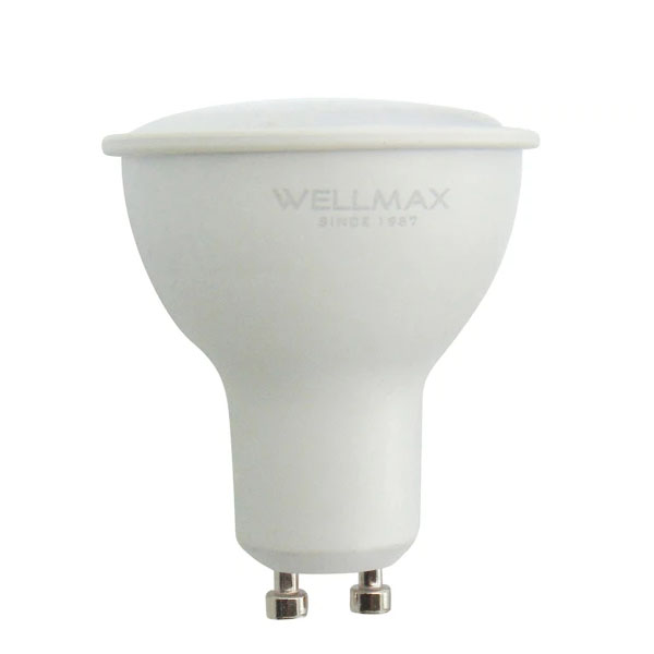 WELLMAX LED-1305 WW Λάμπα LED Spot 7W για Ντουί GU10 θερμό λευκό 3000K  
