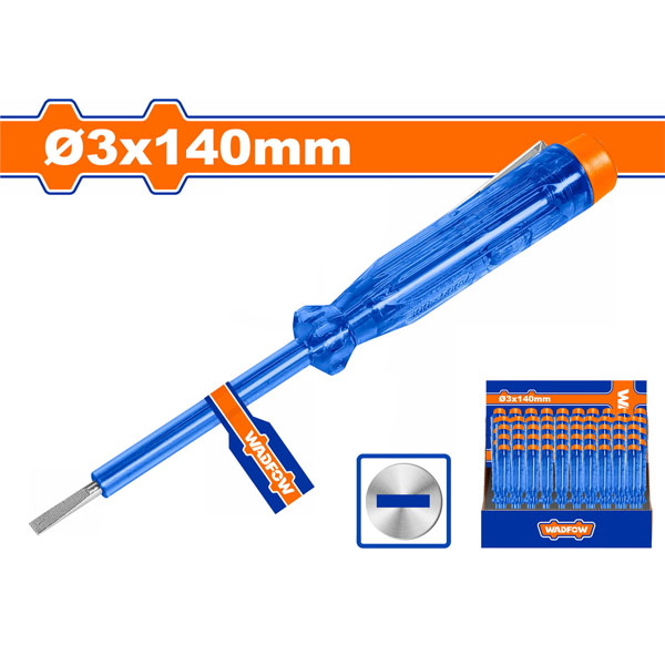 WADFOW WTP1501 Δοκιμαστικό κατσαβίδι ίσιο 3X140mm 