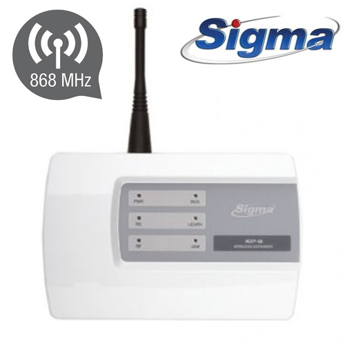 Sigma WXP-48 Επέκταση ασύρματων ζωνών για τον πίνακα AEOLUS και APOLLO σε κουτί από ABS (868MHZ)