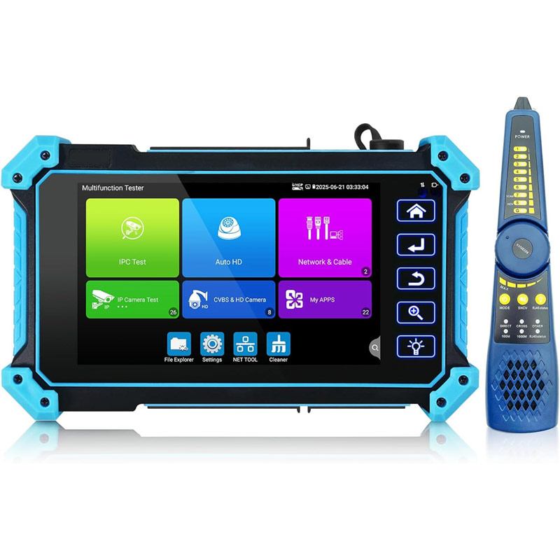 X51C PLUS Multifunction CCTV Tester για Αναλογικές & IP Κάμερες (ως 8Mpixels) με Οθόνη Αφής 5’’