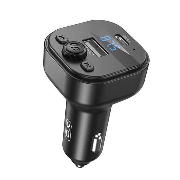 XO-BCC18 Car FM Transmitter, Bluetooth 5.3, ΜΡ3 με θύρες φόρτισης Type-A+Type-C 15W