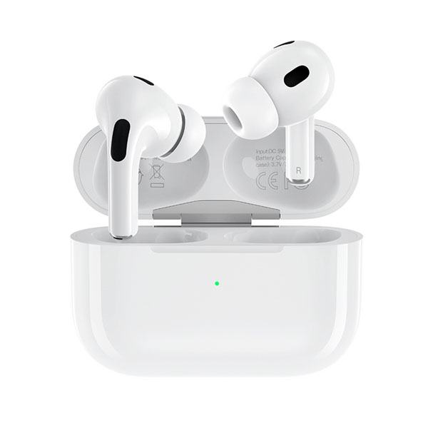 XO EV53 Bluetooth Ακουστικά Handsfree TWS Bluetooth 5.3 με ANC Noise Cancellation και Θήκη Φόρτισης - Λευκά
